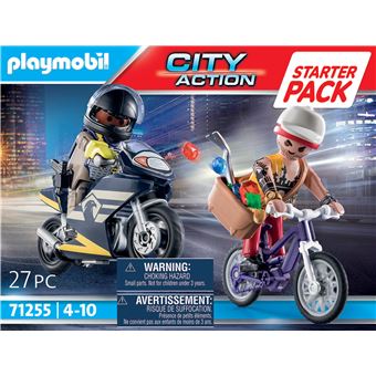 Playmobil City Action 71255 Starter Pack Agent et voleur