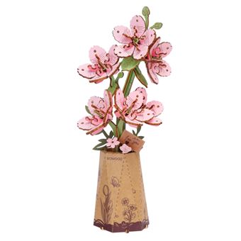 Puzzle 3D en bois Rowood Fleur de Sakura - 1