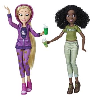 Poupées Hasbro Disney Princess Rapunzel et Tiana 26 cm