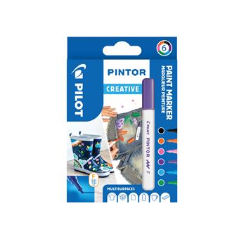 Set de 6 marqueurs Pilot Pen Pintor fun pointe fine