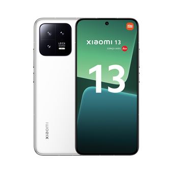 Xiaomi 13 - 5G smartphone - double SIM - RAM 8 Go / Mémoire interne 256 Go - écran OEL - 6.36" - 2400 x 1080 pixels (120 Hz) - 3 x caméras arrière 50 MP, 10 MP, 12 MP - front camera 32 MP - blanc