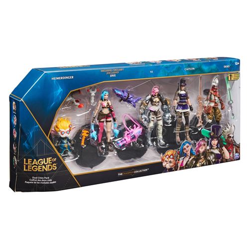 Coffret 5 figurines League of Legends 10 cm