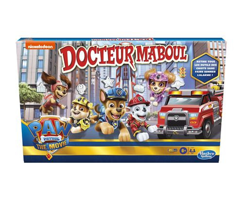 Hasbro Gaming Jeu Classique Paw Patrol Pat’Patrouille The Movie Docteur Maboul
