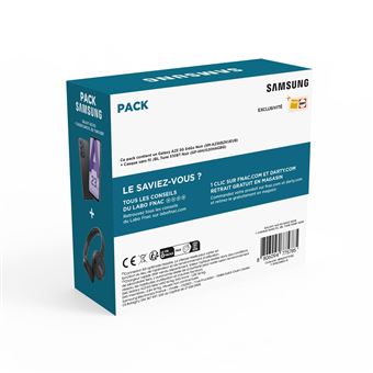 Pack A23 64Go Noir 5G + casque JBL