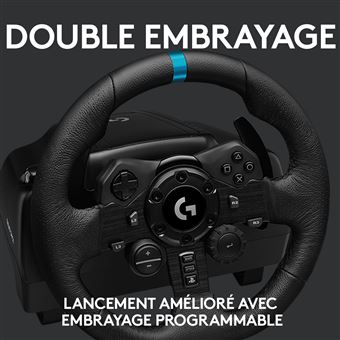 Pack Gaming Volant et Pédales Logitech G923 Trueforce pour PS4 / PS5 / PC