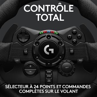 Pack Gaming Volant et Pédales Logitech G923 Trueforce pour PS4 / PS5 / PC