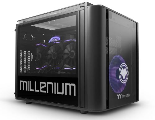 PC Gaming Millenium MM2 Mini Intel Core i5 16 Go RAM 500 Go SDD + 2 To SATA Noir