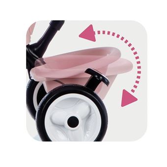 Tricycle baby Smoby Driver Plus Rose