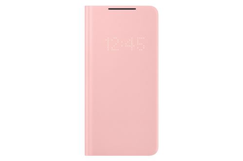 Coque Samsung Smart LED View pour Samsung Galaxy S21+ Rose