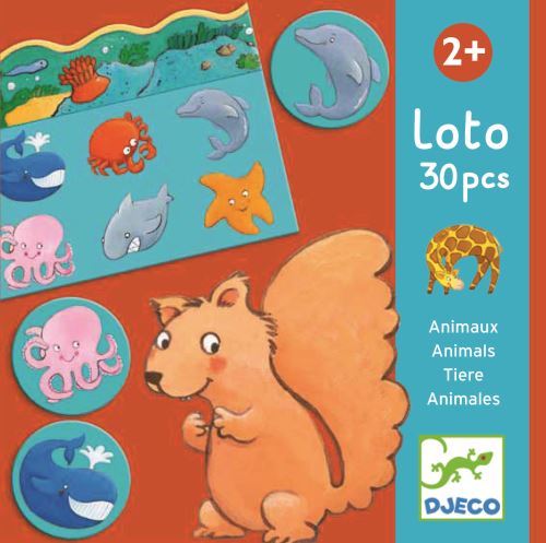 Jeu de société Djeco Loto des animaux