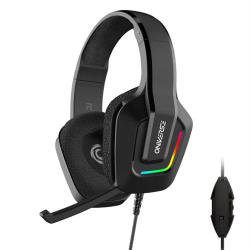 Oniverse Casque gaming filaire LED - vue 2