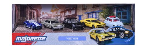Coffret de 5 voitures Majorette Vintage Giftpack Modèle aléatoire - vue 1