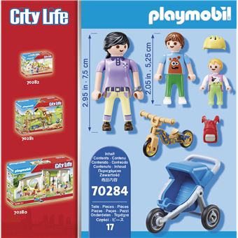 PLAYMOBIL City Life 70284 Maman avec enfants