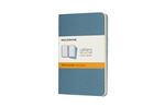 Set de 3 cahiers format de poche Moleskine lignés Bleu