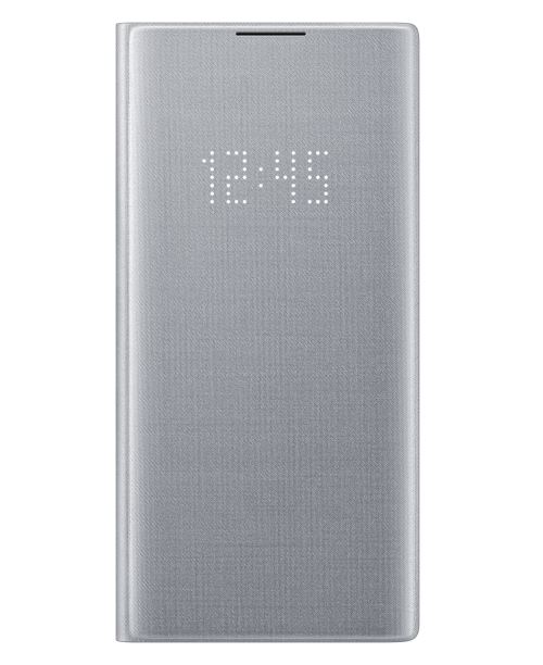 Etui Folio LED View Samsung Argent pour Samsung Galaxy Note 10+