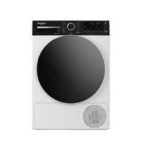 Sèche-linge pompe à chaleur Whirlpool CWD86MWBRFR Blanc et Noir
