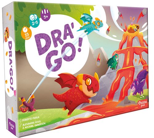 Jeu De Société Auzou Grand Jeu Course Aux Dragons