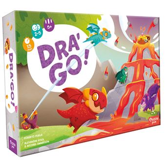 Jeu de société Auzou Grand jeu Course aux dragons