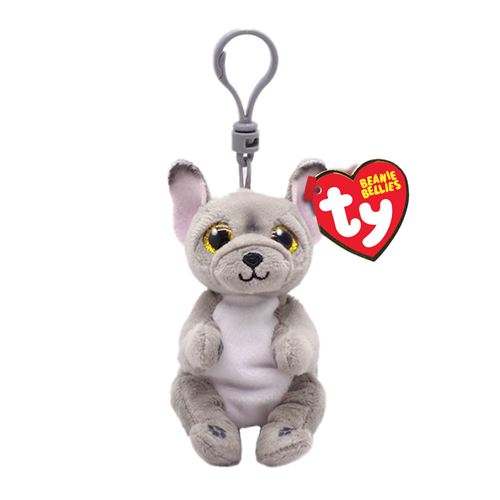 Ty Multicolore Porte-Clés En Peluche Beanie Bellies Clip Wilfred Le Chien