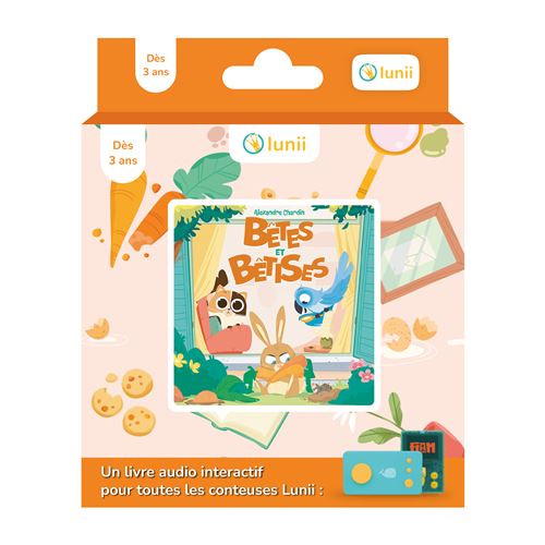 Livre audio Fabrique à histoires Lunii Bêtes & bêtises - vue 1