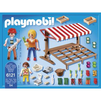 STAND DE MARCHÉ Médiéval - Playmobil 3296 - Vintage EUR 40