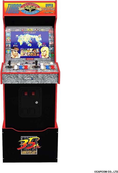 Borne d'arcade 14 jeux Arcade1Up Street Fighter Legacy Edition