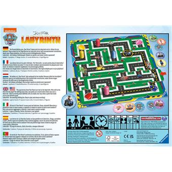 Jeu classique Ravensburger Labyrinthe Junior Pat Patrouille