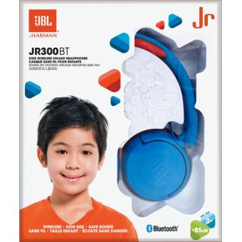 JBL JR300BT casque Bluetooth pour enfants (rose)