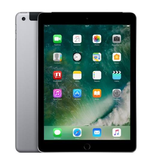 Apple 9.7-inch iPad Wi-Fi + Cellular - 5ème génération - tablette - 32 Go - 9.7" IPS (2048 x 1536) - 3G, 4G - LTE - gris sidéral