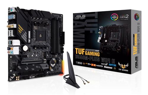 Asus Noir Carte Mère Tuf Gaming Amd B550m-Plus Micro Atx Socket Am4 Chipset Amd B550