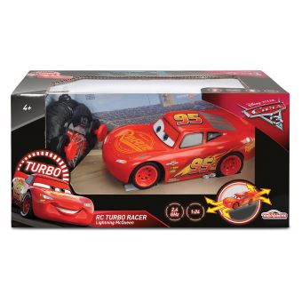 Voiture Radiocommandee Flash Mcqueen Cars 3 Majorette Echelle 1 24 Fonction Turbo Voiture Radio Commandee Achat Prix Fnac