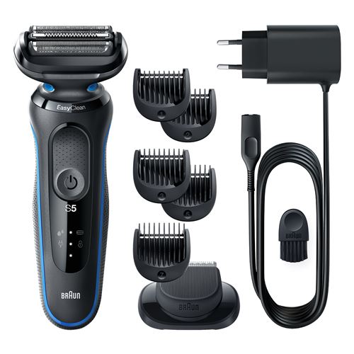 Rasoir Électrique Braun Series 5 51-B1500S Noir Et Bleu