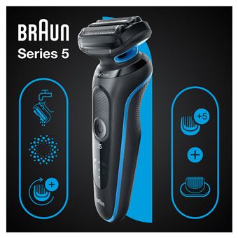 Rasoir électrique Braun Series 5 51-B1500s Noir et bleu