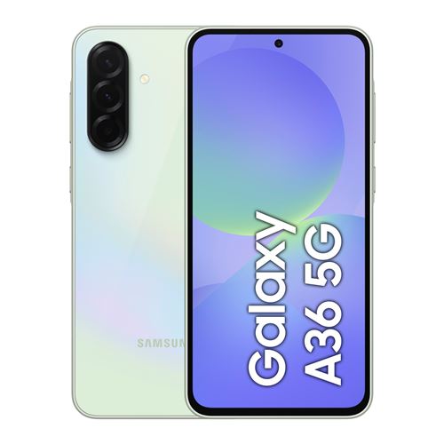 Smartphone Samsung Galaxy A36 6,7 5G Nano SIM 256 Go Lime