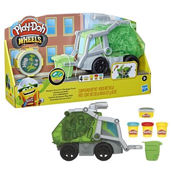 Pâte à modeler pour enfant Play Doh Wheels Camion Poubelle