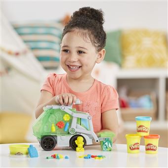 Pâte à modeler pour enfant Play Doh Wheels Camion Poubelle