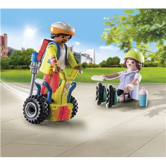 Playmobil City Life 71257 Starter Pack Secouriste avec gyropode