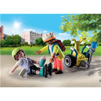 Playmobil City Life 71257 Starter Pack Secouriste avec gyropode