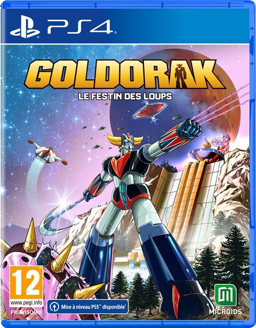 Pochette avant du jeu Goldorak : Le Festin des loups PS4