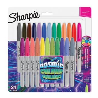 Blister 24 marqueurs Sharpie Cosmic - 1