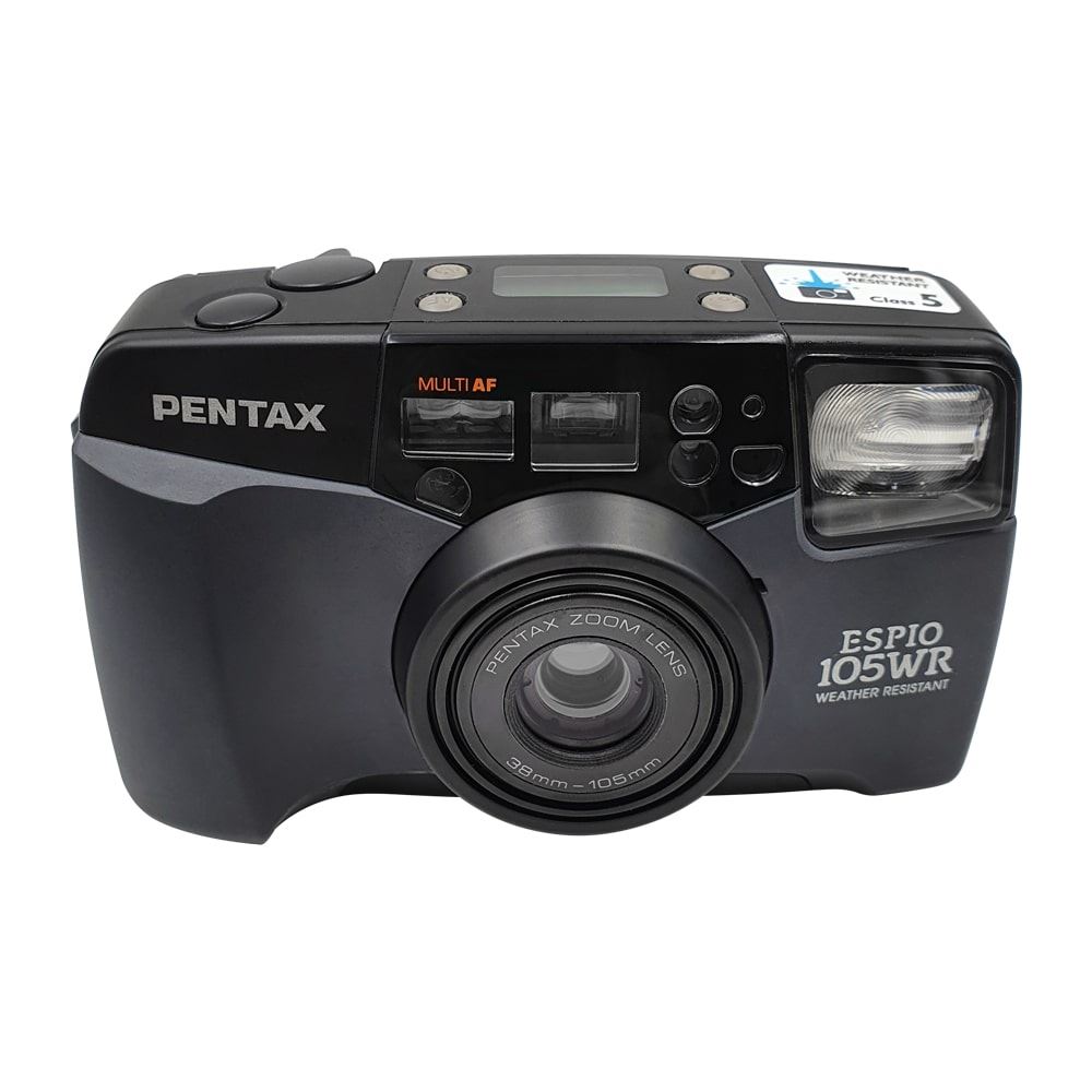 Appareil photo compact argentique Pentax Espio 105 WR Noir — free download