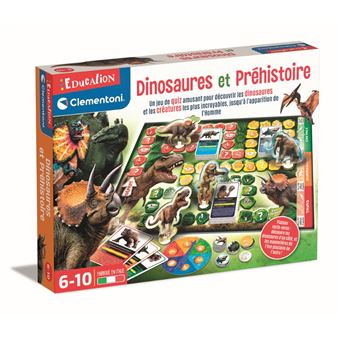 Jeu de culture générale Clementoni Dinosaures et préhistoire