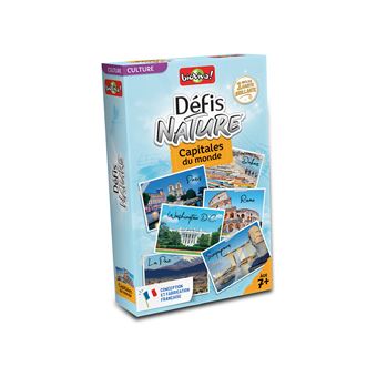 Bioviva Défis Nature – Capitales Du Monde : Jeu De Cartes Éducatif Et Ludique Sur Les Capitales, Pour 2 à 6 Joueurs, Dès 7 Ans, Fabriqué En France