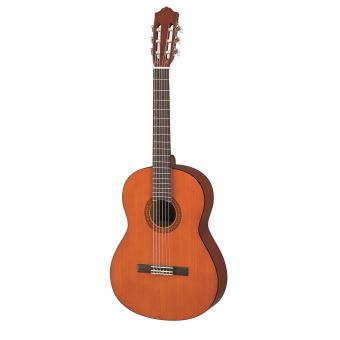 MAX SoloArt Guitare Acoustique Classique avec Support de Guitare et Repose-Pied  - Noir