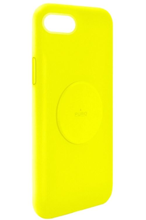 Coque Icon Puro pour iPhone SE (2020) Jaune