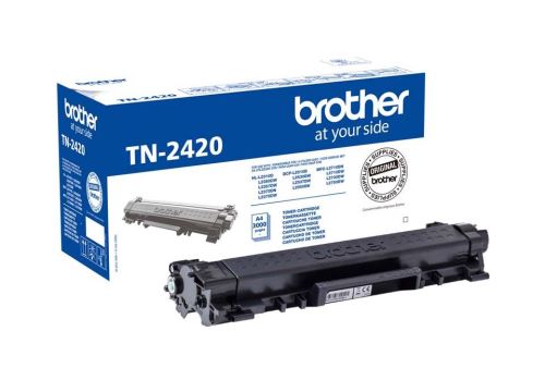 Brother Tn2420 - Cartouche Originale De Toner Noire - Autonomie De 3000 Pages - Pour Imprimante Laser Série L2000