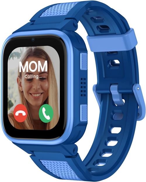 La Lagenio K10 IA est dotee d''une puissante batterie de 950 mAh la montre offre une autonomie de 4 jours. Appels video 4G chat vocal appels telephoniques et appels d''urgence : Parents et enfants peuvent passer facilement des appels video 4G.
