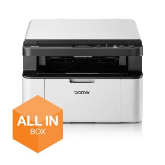 Brother DCP-1610WVB - Multifunctionele printer - Z/W - laser - 215.9 x 300 mm (origineel) - A4/Legal (doorsnede) - maximaal 20 ppm LED - maximaal 20 ppm (printend) - 150 vellen - USB 2.0, Wi-Fi(n)