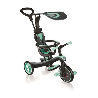 HOMCOM Tricycle Évolutif Lovely Pare-Soleil Pliable pour Bébé