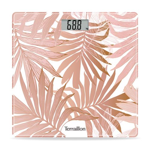 Pèse-personne électronique Terraillon Végétal Home Gold Rose